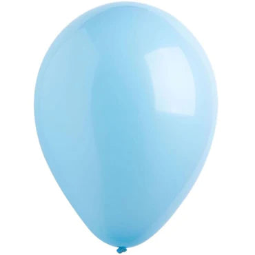 Pastel Sky Blue balloons 10 In. 20 Pcs.