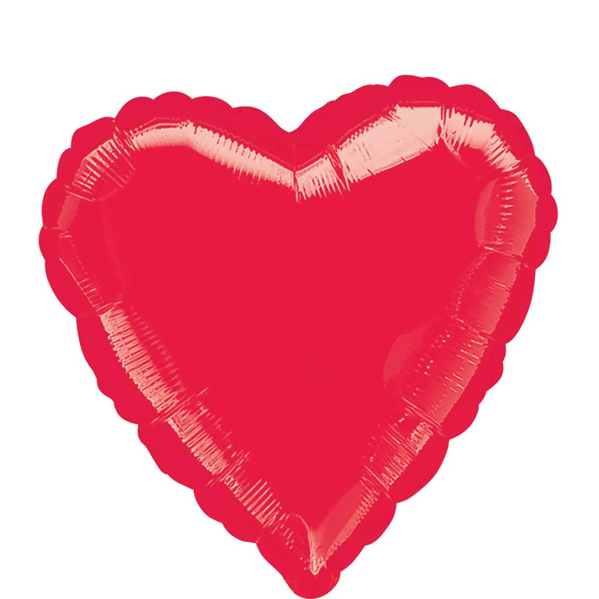 Red Heart Shape Foil Balloon 18 In.