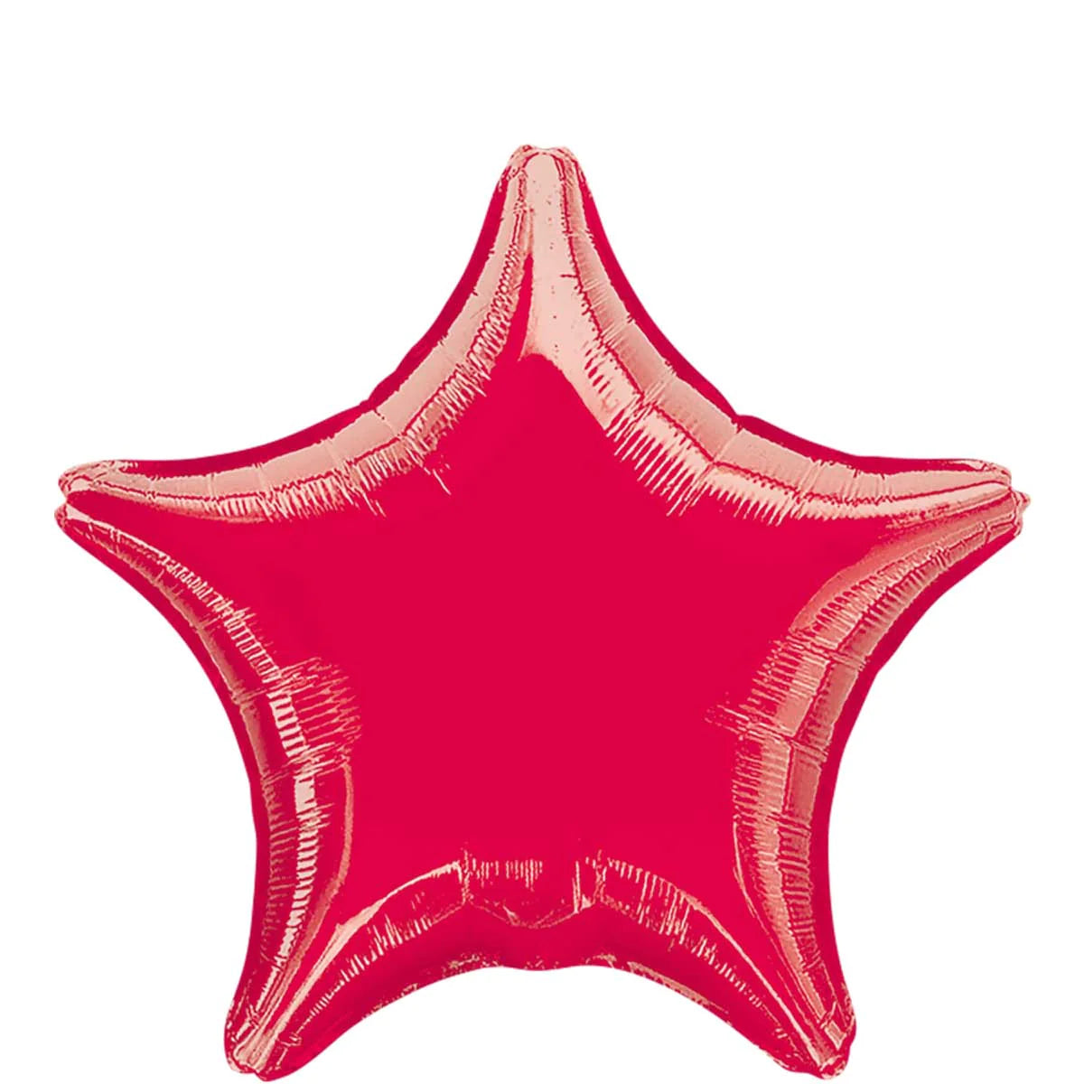 Red Star Shape Foil Balloon 18 In.