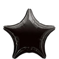 Black Star Shape Foil Balloon 18 In.