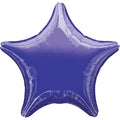 Purple Star Shape Foil Balloon 18 In.