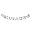 Silver Congratulations Foil Balloon