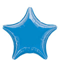 Light Blue Star Shape Foil Balloon 18 In.