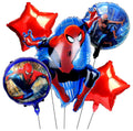 Spider Man Balloon Bouquet 5 Pcs. Set