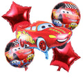 Cars Balloon Bouquet 5 Pcs. Set