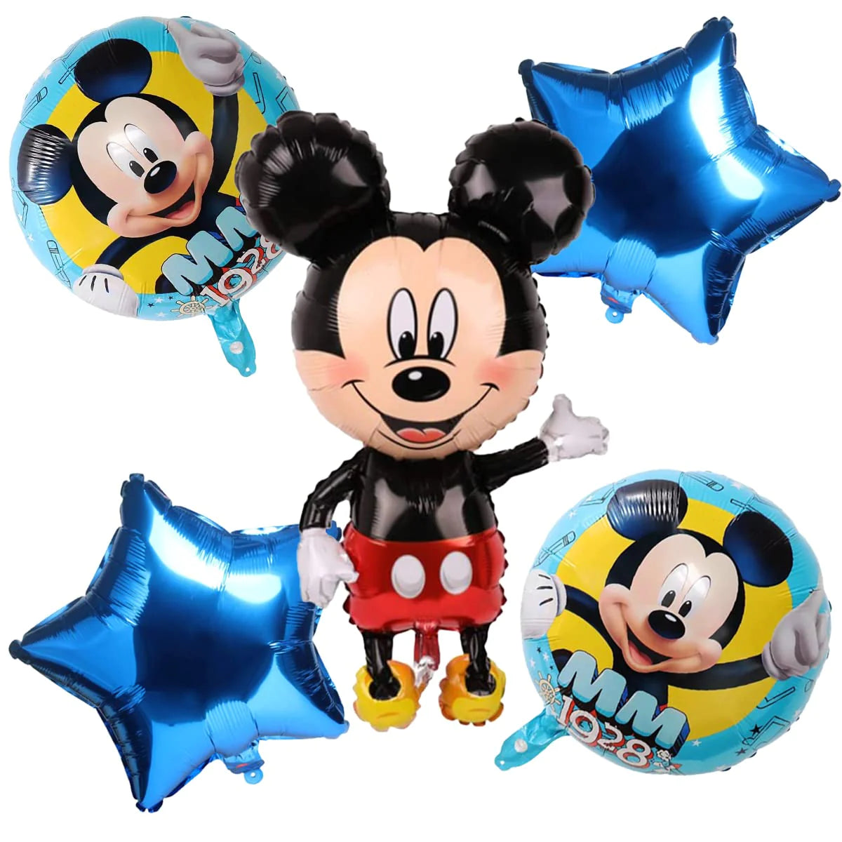 Mickey Mouse Balloon Bouquet 5 Pcs. Set