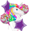 Unicorn Balloon Bouquet 5 Pcs. Set