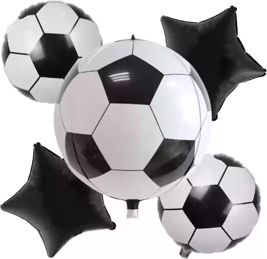 Soccer Balloon Bouquet 5 Pcs. Set
