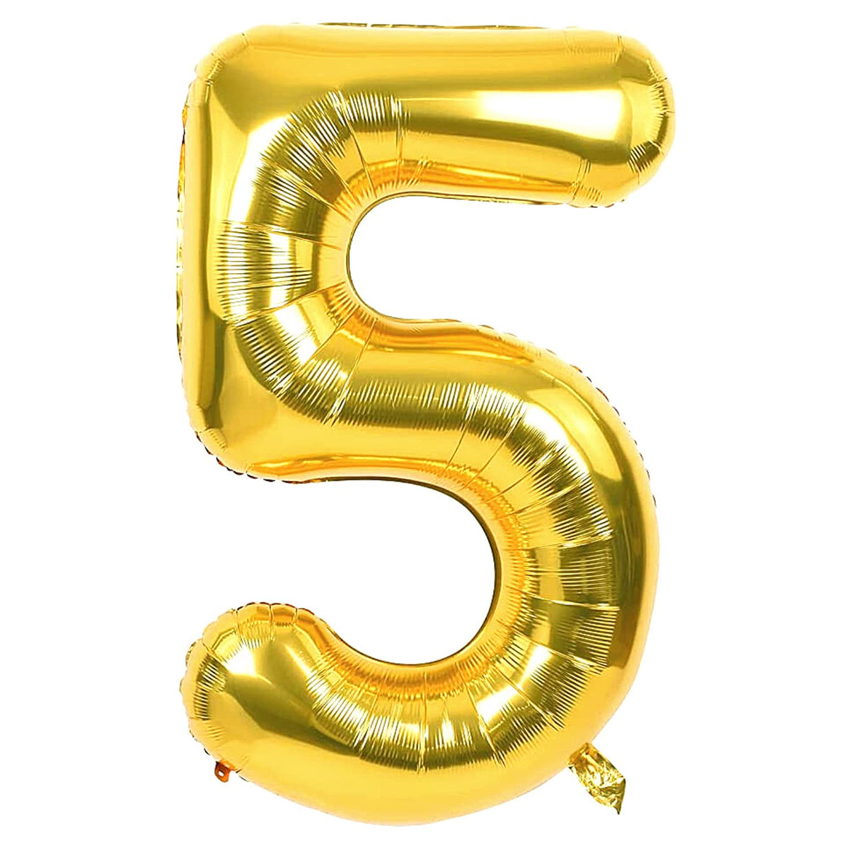 Golden Number Foil Balloon