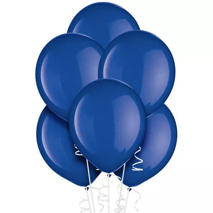 Bright Royal Blue Latex balloons 10 In. 20 Pcs.