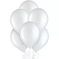 White Latex balloons 10 In. 20 Pcs.