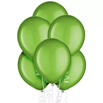 Kiwi Light Green Latex balloons 10 In. 20 Pcs.