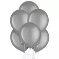 Grey Latex balloons 10 In. 20 Pcs.