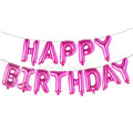 Happy Birthday Pink Phrase Foil Balloon