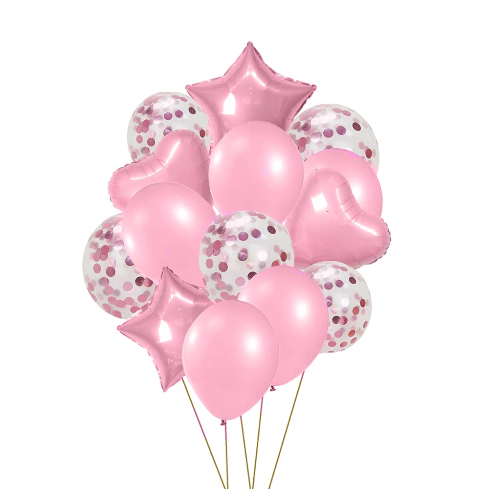 Pink balloons Set 14 Pcs.