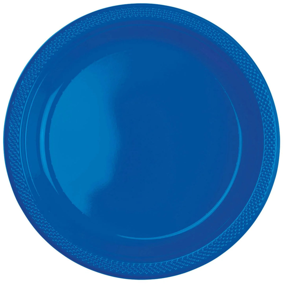 Bright Royal Blue Plates 10 Pcs.