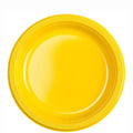 Yellow Sunshine Plastic Plates 10 Pcs.