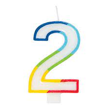 Unique Rainbow Number Candle