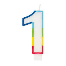 Unique Rainbow Number Candle
