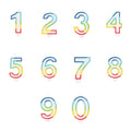 Unique Rainbow Number Candle
