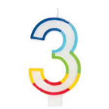 Unique Rainbow Number Candle