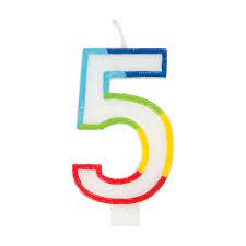 Unique Rainbow Number Candle