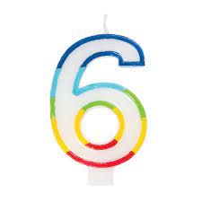 Unique Rainbow Number Candle
