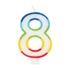 Unique Rainbow Number Candle