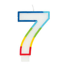 Unique Rainbow Number Candle