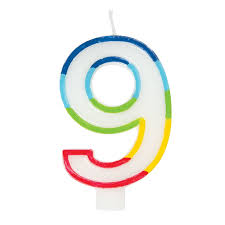 Unique Rainbow Number Candle