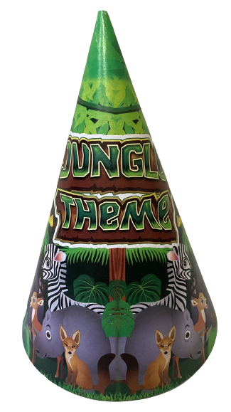 Jungle Theme Birthday Caps