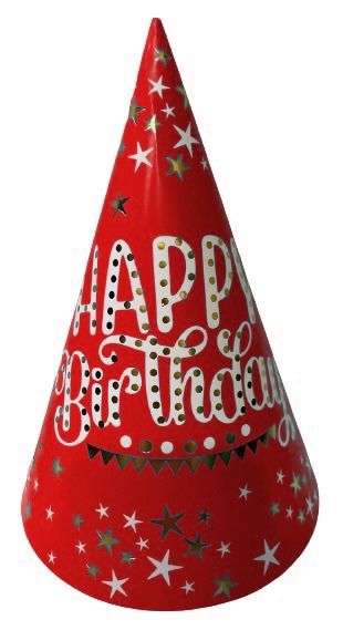 Festive Happy Birthday Caps