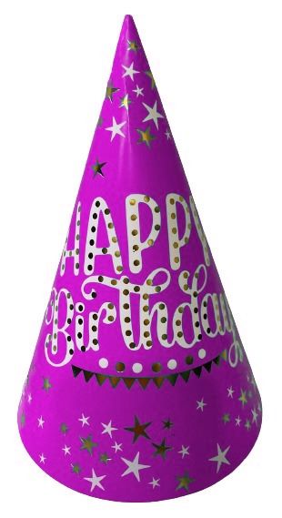 Festive Happy Birthday Caps