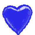 Blue Heart Shape Foil Balloon 18 In.