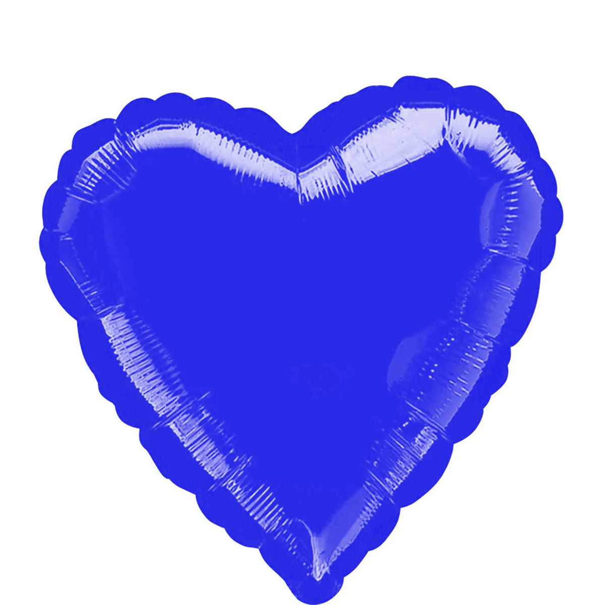 Blue Heart Shape Foil Balloon 18 In.