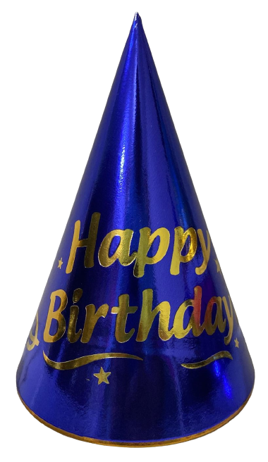 Glossy Happy Birthday Caps