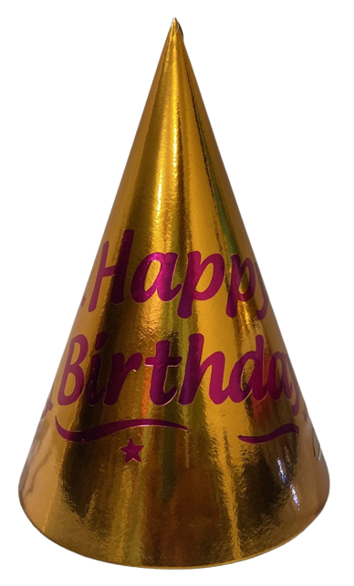 Glossy Happy Birthday Caps