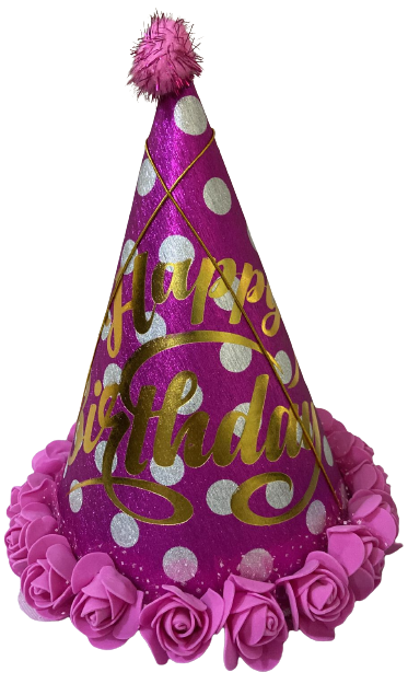 Fancy Rose Birthday Caps
