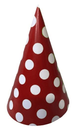 Polka Dots Birthday Caps