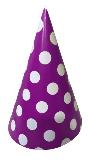 Polka Dots Birthday Caps