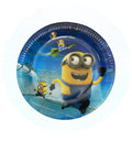 Minions Round Paper Plates 10 Pcs.