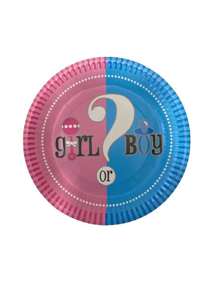 The Big Reveal Paper Plates 10 Pcs.