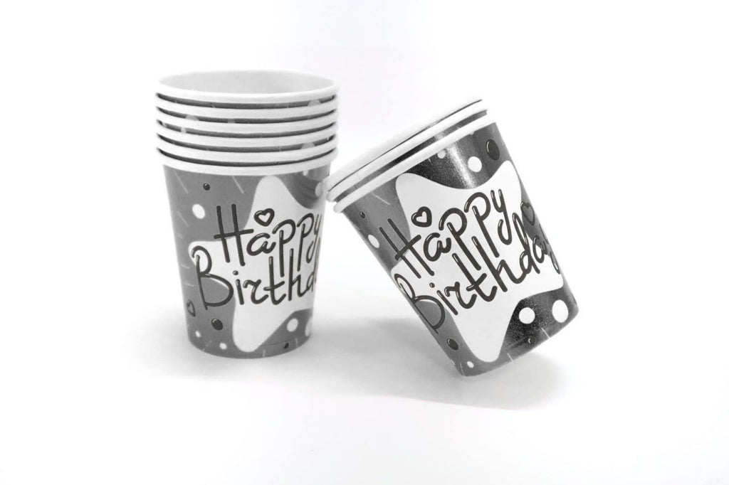 Happy Birthday Paper Cups 10 Pcs