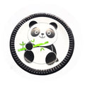 Panda Paper Plates 10 Pcs.