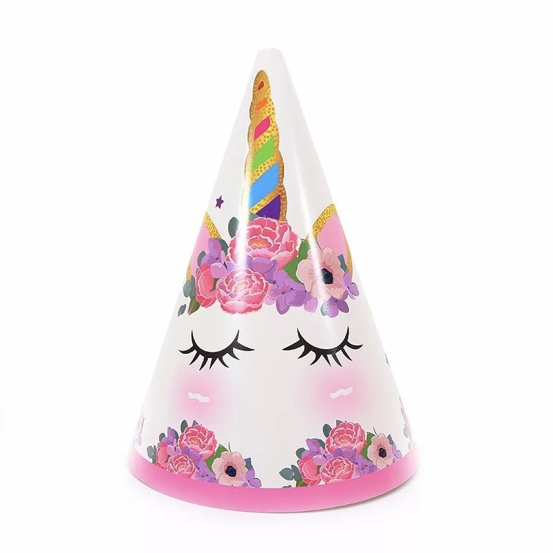 Unicorn Birthday Caps
