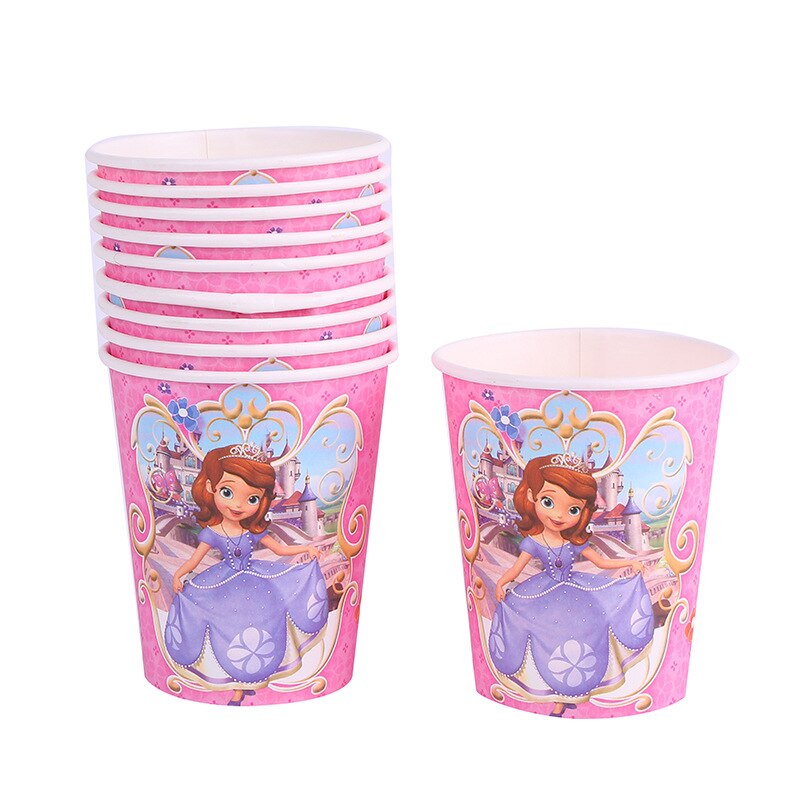 Sofia The First Paper Cups 10 Pcs