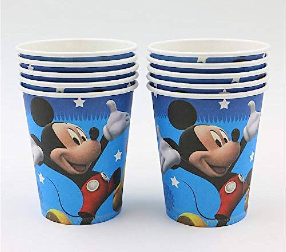 Mickey Mouse Paper Cups 10 Pcs