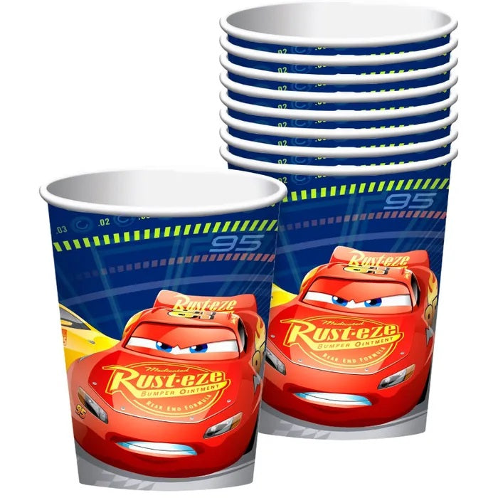 Cars Paper Cups 10 Pcs