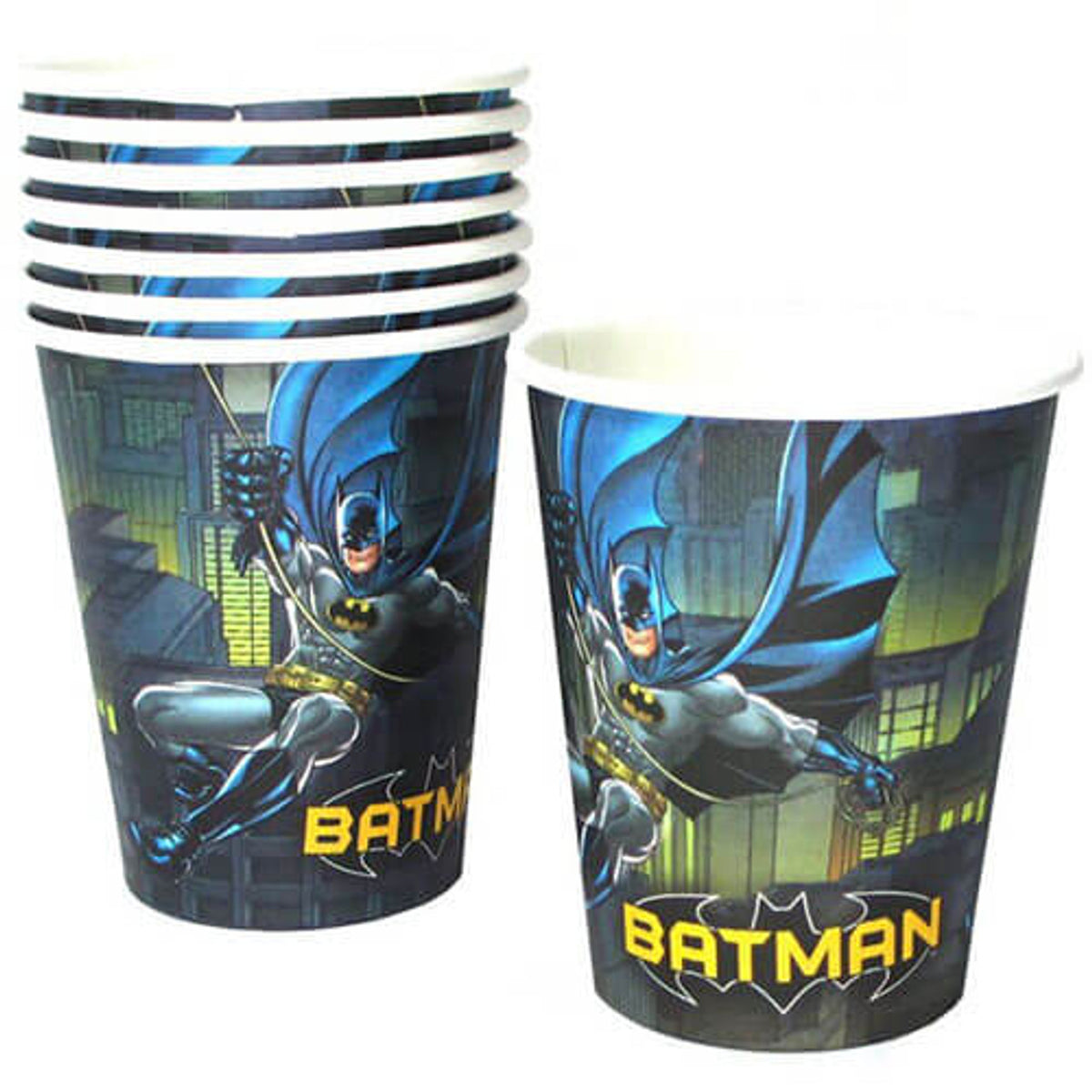 Batman Paper Cups 10 Pcs