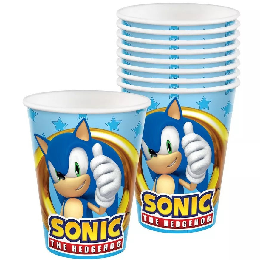 Sonic Paper Cups 10 Pcs